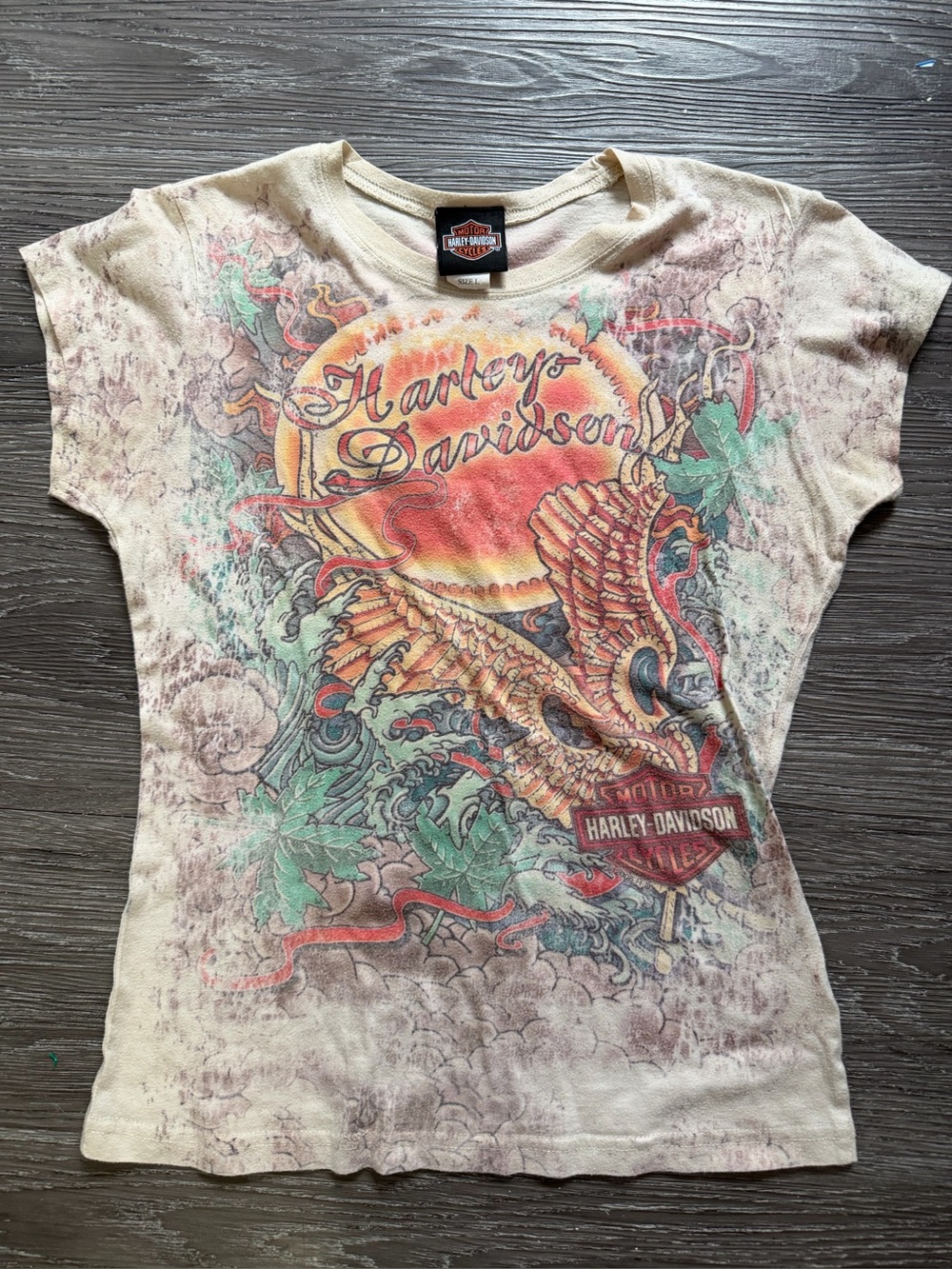 vintage Harley-Davidson Roma, Italy t-shirt